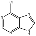 6-氯嘌呤, 87-42-3, 结构式