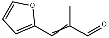 3-(2-呋喃基)-2-甲基-2-丙烯醛, 874-66-8, 结构式