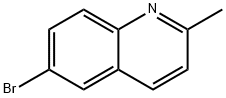 6-溴-2-甲基喹啉, 877-42-9, 结构式