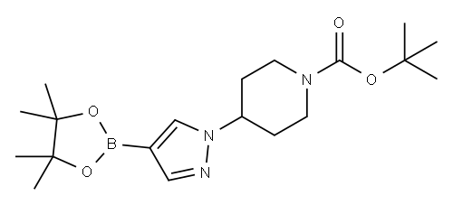 4-[4-(4,4,5,5-テトラメチル-1,3,2-ジオキサボロラン-2-イル)ピラゾール-1-イル]ピペリジン-1-カルボン酸 tert-ブチル