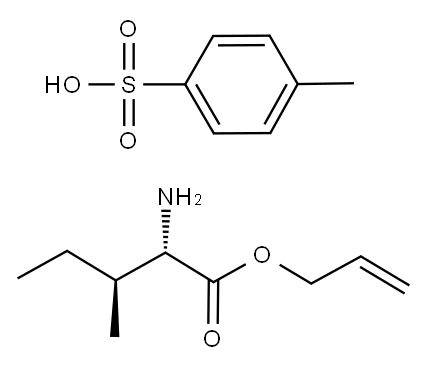 L-异亮氨酸烯丙酯对甲基苯磺酸盐, 88224-05-9, 结构式