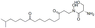 (2S)-2-Amino-N,3-dihydroxy-N-(15-methyl-3,10-dioxohexadecyl)propanamide|