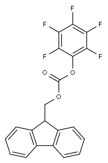 9-FLUORENYLMETHYL PENTAFLUOROPHENYL CARBONATE Struktur