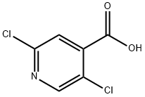 2,5-二氯异烟酸, 88912-26-9, 结构式