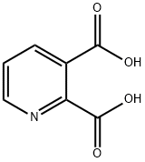 2,3-吡啶二甲酸, 89-00-9, 结构式