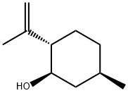 (1R,3R,4S)-1β-メチル-4α-イソプロペニルシクロヘキサン-3β-オール 化学構造式