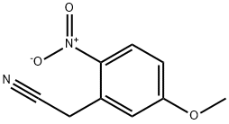 (5-METHOXY-2-NITRO-PHENYL)-ACETONITRILE Structure