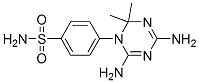 4-(4,6-ジアミノ-2,2-ジメチル-1,3,5-トリアジン-1(2H)-イル)ベンゼンスルホンアミド 化学構造式