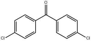 4,4'-ジクロロベンゾフェノン 化学構造式