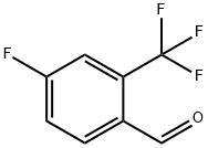 4-フルオロ-2-(トリフルオロメチル)ベンズアルデヒド 化学構造式
