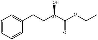 (R)-2-ヒドロキシ-4-フェニル酸エチル 化学構造式