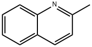 2-甲基喹啉, 91-63-4, 结构式