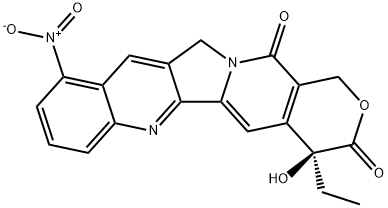 9-ニトロカンプトテシン 化学構造式