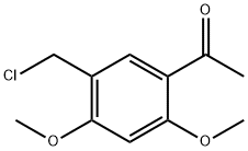 1-(5-CHLOROMETHYL-2,4-DIMETHOXY-PHENYL)-ETHANONE Structure