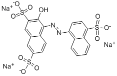酸性红 27, 915-67-3, 结构式