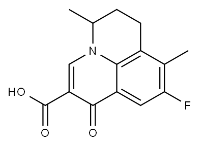 Ibafloxacine Structure