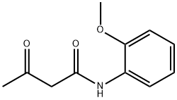 o-アセトアセトアニシジド 化学構造式