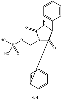 ホスフェニトインジナトリウム 化学構造式