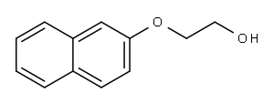 2-(2-ナフチルオキシ)エタノール 化学構造式