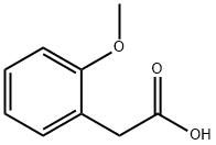 2-甲氧基苯乙酸, 93-25-4, 结构式