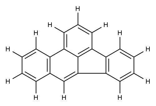 BENZO(B)FLUORANTHENE D12 Structure
