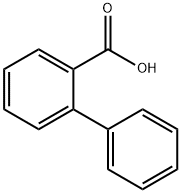 2-Biphenylcarboxylic acid Struktur