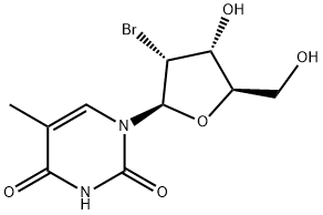 2-Bromo-2-deoxy-5-methyluridine-3,5-diacetate Struktur