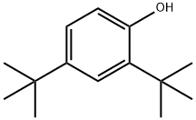 2,4-ジ-tert-ブチルフェノール 化学構造式