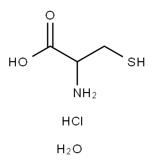 DL-Cysteine hydrochloride monohydrate Structure