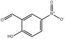 5-硝基水杨醛, 97-51-8, 结构式