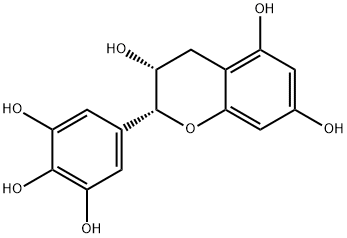 (-)-Epigallocatechin Struktur