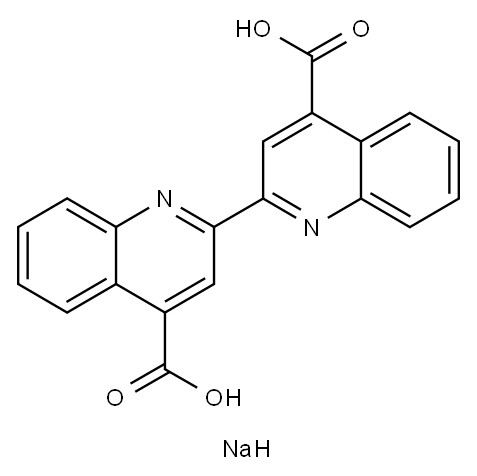 ビシンコニン酸二ナトリウム水和物 化学構造式