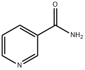 烟酰胺, 98-92-0, 结构式