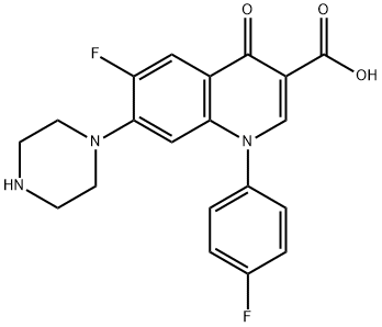 Sarafloxacin Struktur
