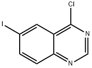 4-クロロ-6-ヨードキナゾリン 塩化物 ヨウ化物 化学構造式