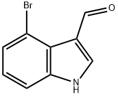 4-溴吲哚-3-甲醛, 98600-34-1, 结构式
