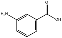 3-Aminobenzoic acid Struktur