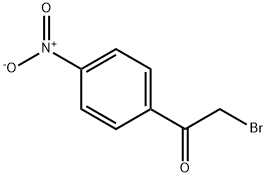 2-Bromo-4'-nitroacetophenone Struktur