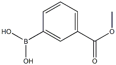 3-Methoxycarbonylphenylboronic acid Structure