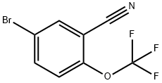 5-bromo-2-(trifluoromethoxyl)benzonitrile Structure
