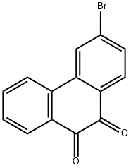 3-Bromo-9,10-phenanthrenedione Structure