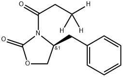 (S)-4-Benzyl-3-propionyl-2-oxazolidinone-d3, 156451-08-0, 结构式