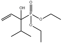 (1-Hydroxy-1-isopropylallyl)phosphonic acid diethyl ester Structure