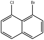 1-Bromo-8-chloronaphthalene Structure