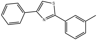 4-Phenyl-2-(m-tolyl)thiazole, 97% Structure
