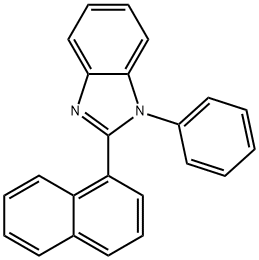2-(1-naphthalenyl)-1-phenyl-benzimidazole Structure