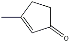3-Methyl-2-cyclopentene-1 -one Structure