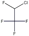 1-Chloro-1,2,2,2-tetrafluoroethane Structure