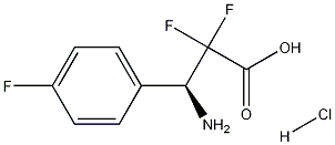(S)-3-Amino-2,2-difluoro-3-(4-fluoro-phenyl)-propionic acid hydrochloride|