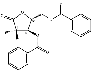 安息香酸((2R,3R,4R)-3-(ベンゾイルオキシ)-4-フルオロ-4-メチル-5-オキソテトラヒドロフラン-2-イル)メチル